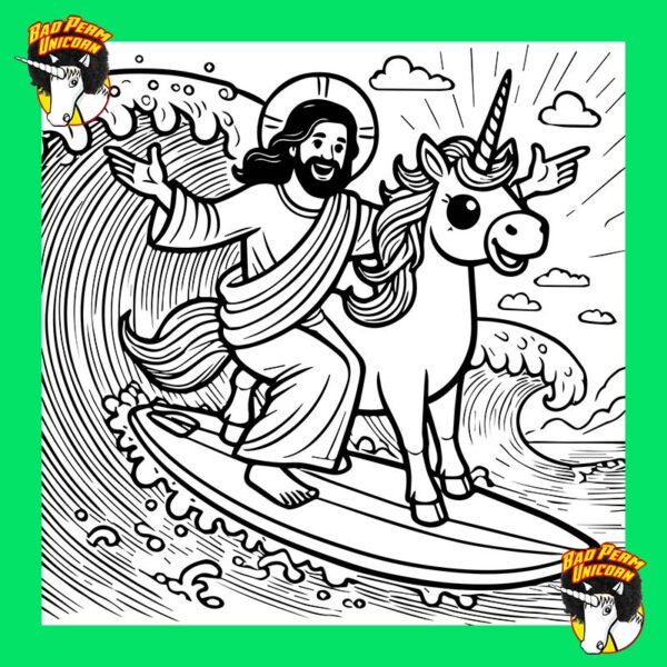 Jesus_Unicorns-Surfing